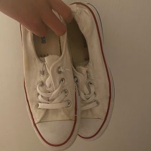 White low top converse
